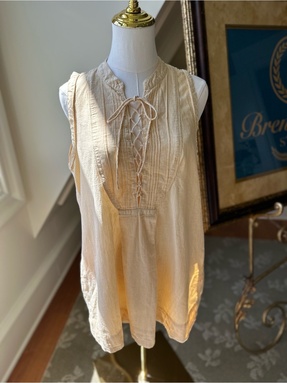 Free People yellow coverup